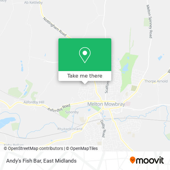 Andy's Fish Bar map