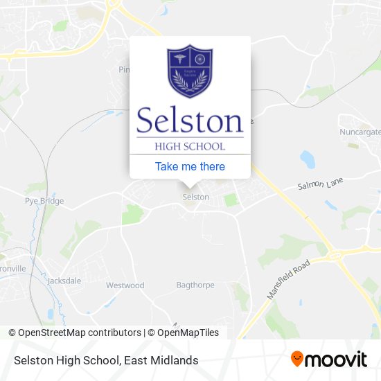 Selston High School map