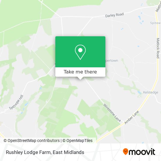 Rushley Lodge Farm map