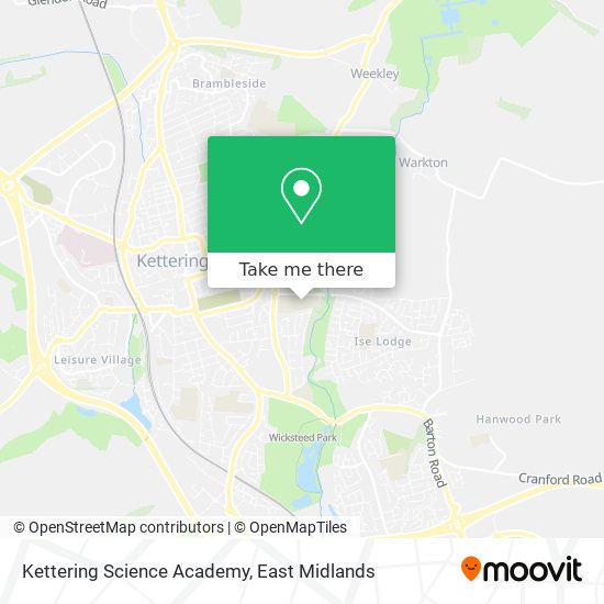 Kettering Science Academy map