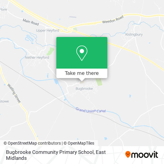 Bugbrooke Community Primary School map