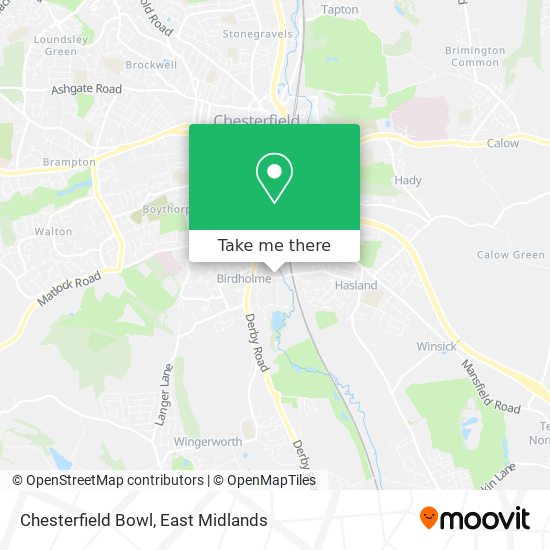 Chesterfield Bowl map