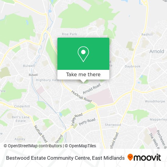 Bestwood Estate Community Centre map