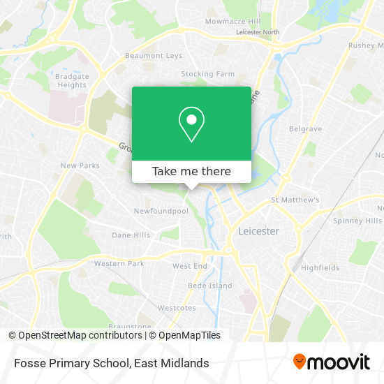 Fosse Primary School map