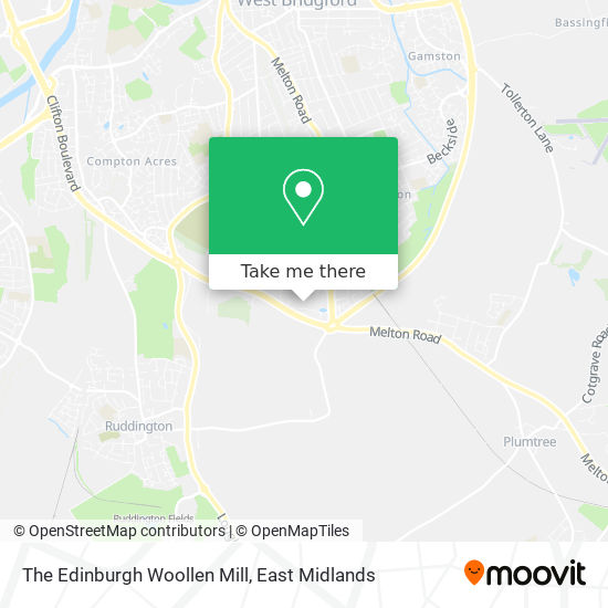 The Edinburgh Woollen Mill map