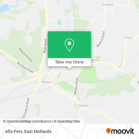 Alfa Pets map