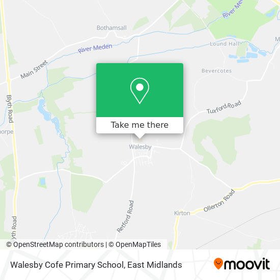 Walesby Cofe Primary School map