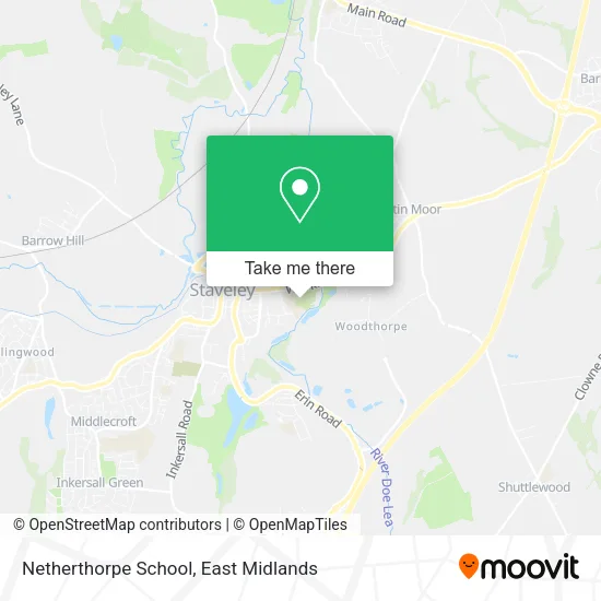 Netherthorpe School map