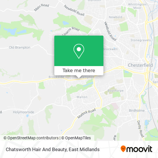 Chatsworth Hair And Beauty map