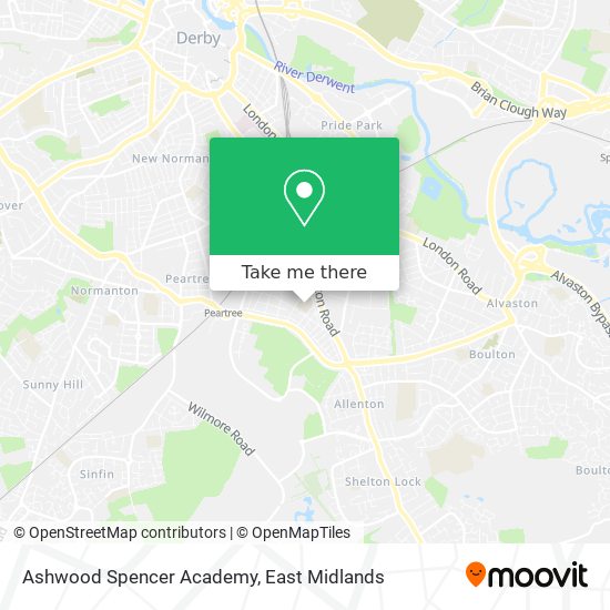 Ashwood Spencer Academy map
