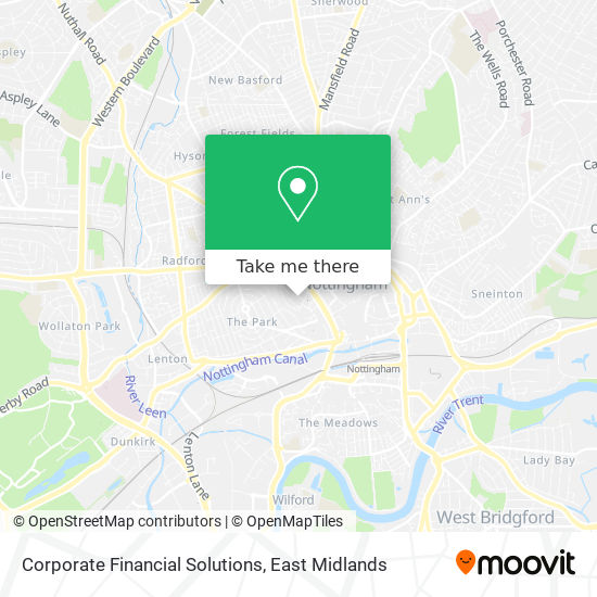 Corporate Financial Solutions map