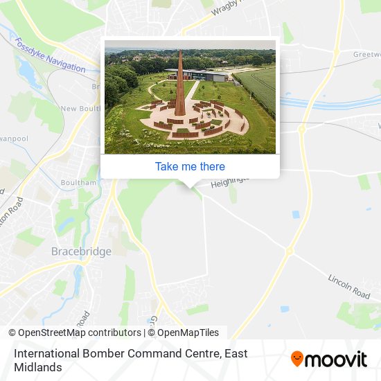 International Bomber Command Centre map
