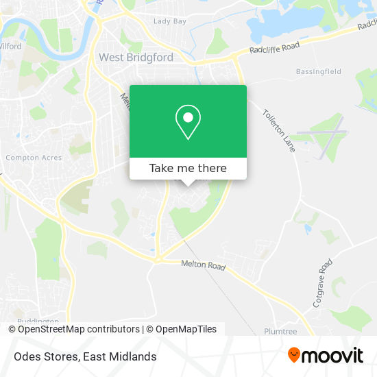 Odes Stores map