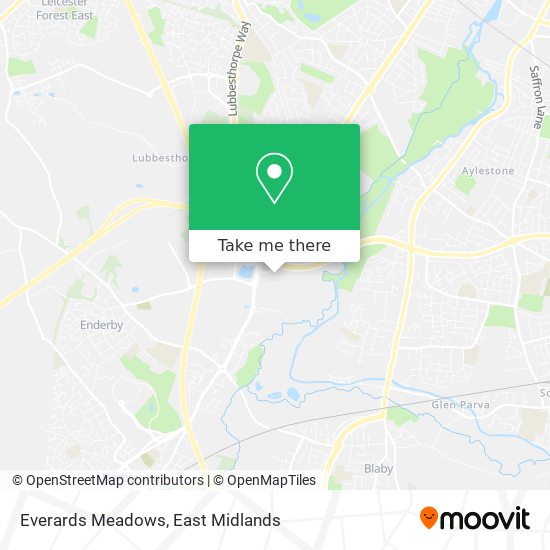 Everards Meadows map
