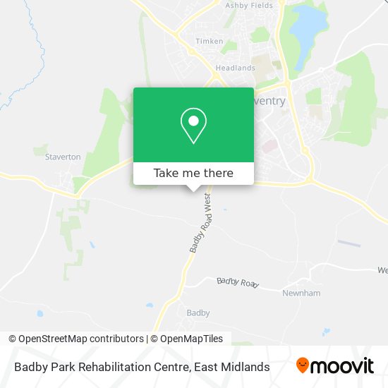 Badby Park Rehabilitation Centre map