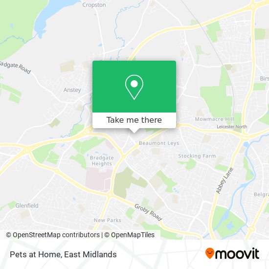 Pets at Home map