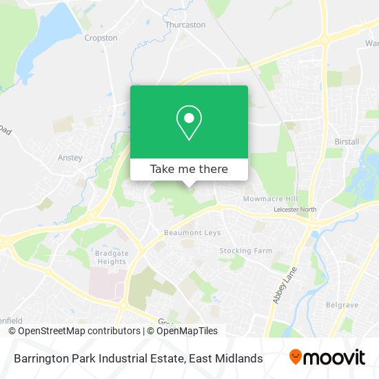 Barrington Park Industrial Estate map