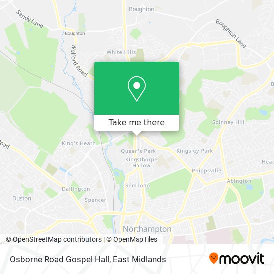 Osborne Road Gospel Hall map