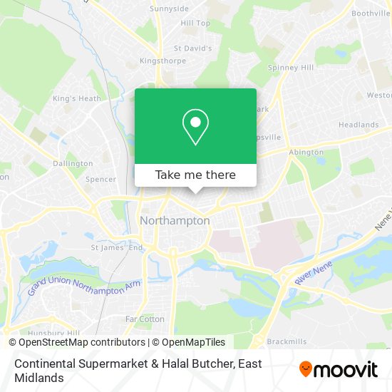 Continental Supermarket & Halal Butcher map