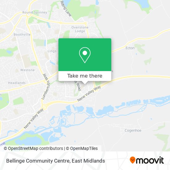 Bellinge Community Centre map
