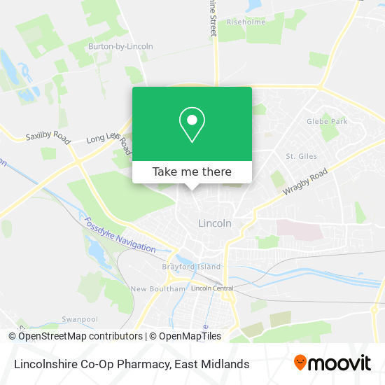 Lincolnshire Co-Op Pharmacy map