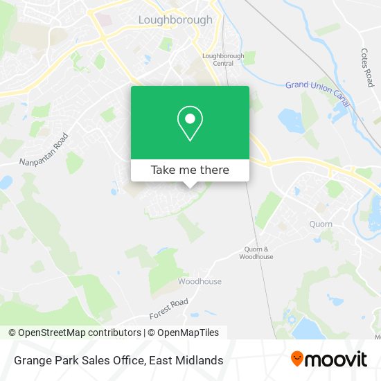 Grange Park Sales Office map