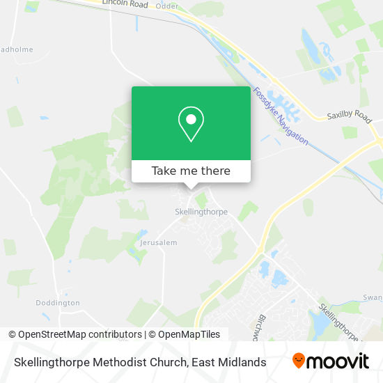 Skellingthorpe Methodist Church map