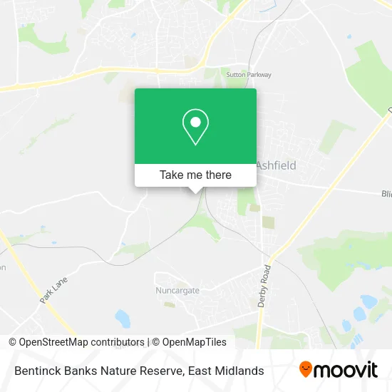 Bentinck Banks Nature Reserve map