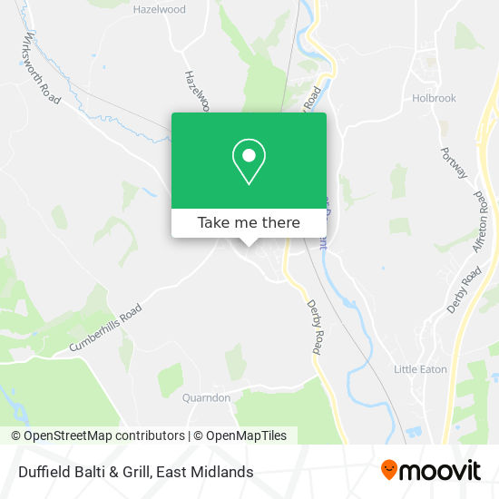 Duffield Balti & Grill map