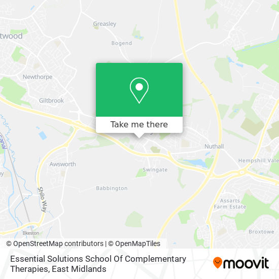 Essential Solutions School Of Complementary Therapies map