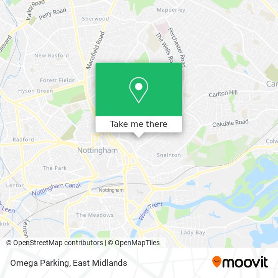 Omega Parking map