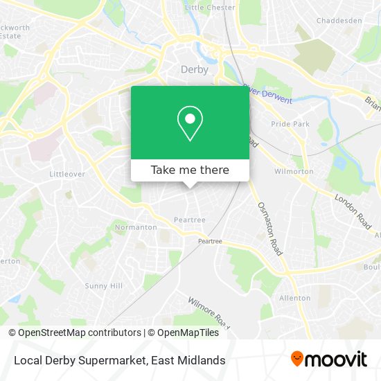 Local Derby Supermarket map