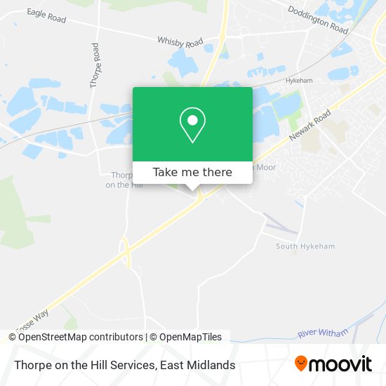 Thorpe on the Hill Services map