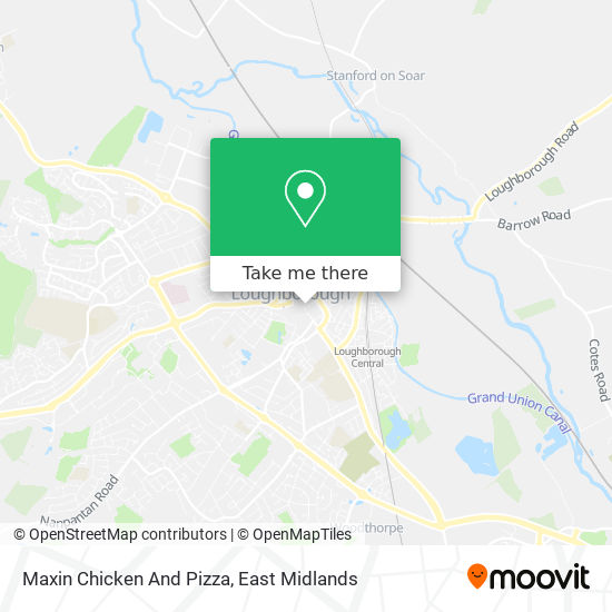 Maxin Chicken And Pizza map