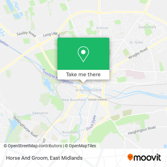 Horse And Groom map