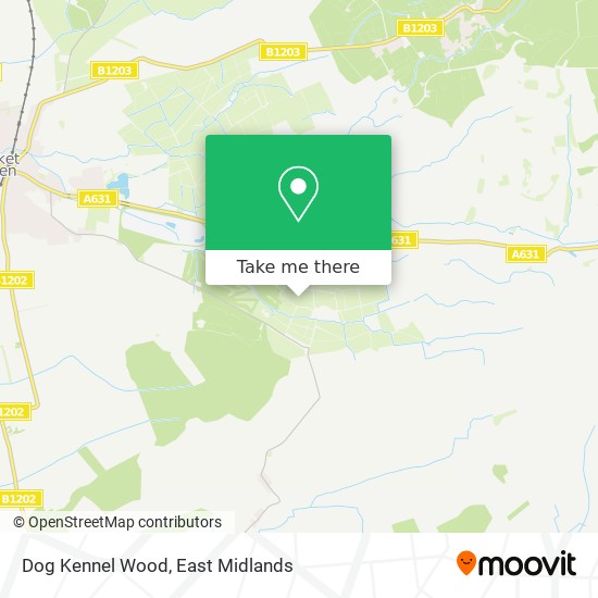 Dog Kennel Wood map