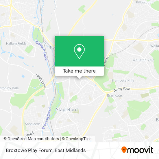 Broxtowe Play Forum map