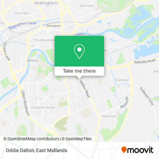 Oddie Dalton map