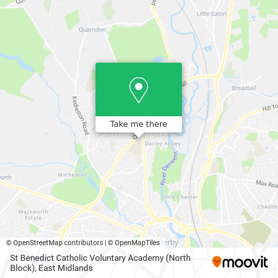 St Benedict Catholic Voluntary Academy (North Block) map