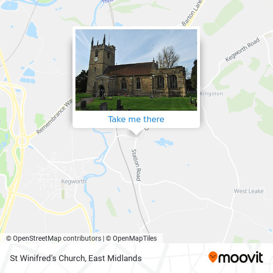 St Winifred's Church map