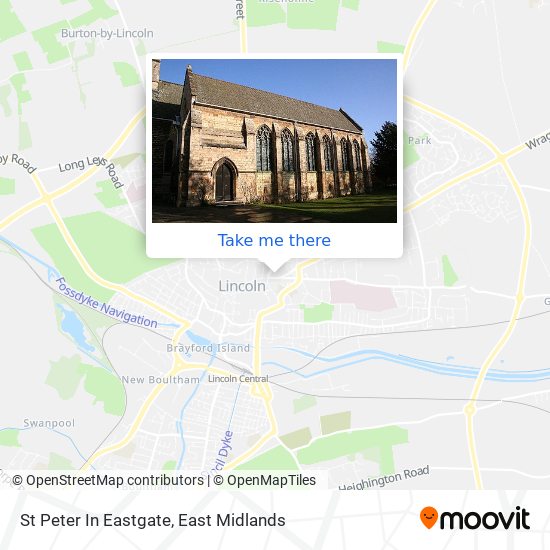 St Peter In Eastgate map