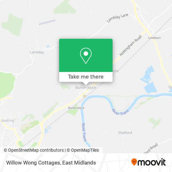 Willow Wong Cottages map