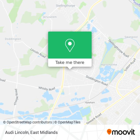 Audi Lincoln map