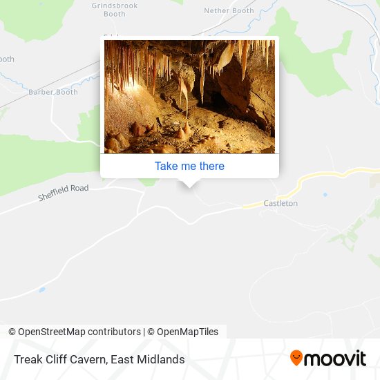 Treak Cliff Cavern map