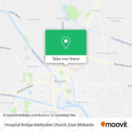 Hospital Bridge Methodist Church map