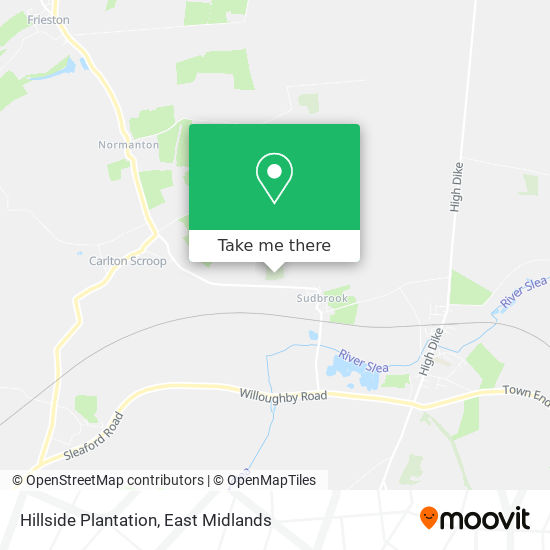 Hillside Plantation map