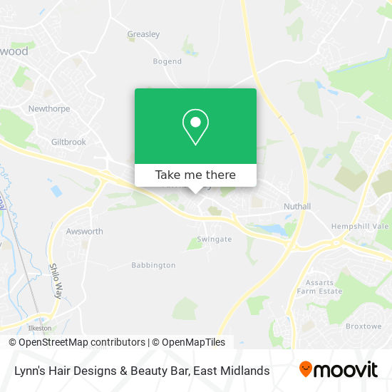 Lynn's Hair Designs & Beauty Bar map