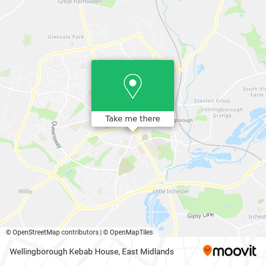 Wellingborough Kebab House map