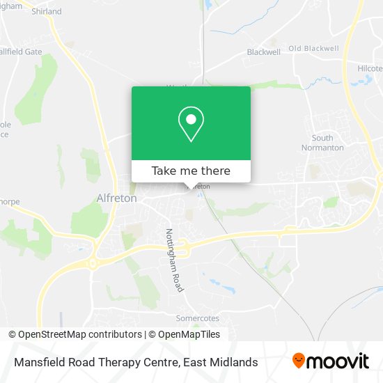Mansfield Road Therapy Centre map