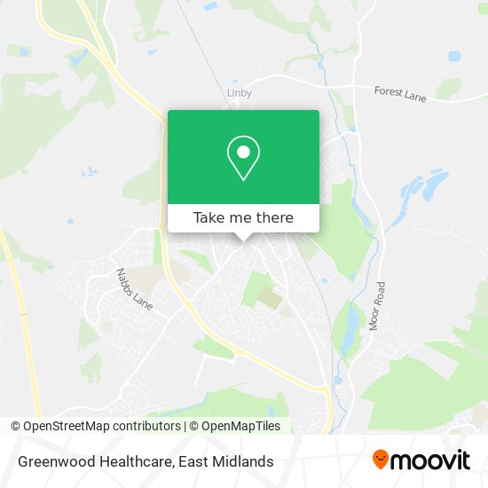 Greenwood Healthcare map